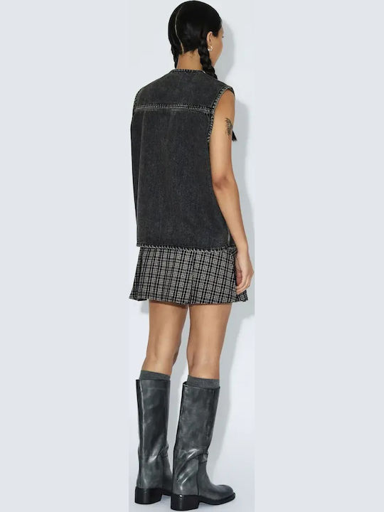 Damen Strickjacke Aged Black