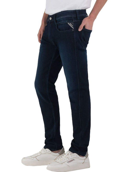 Anbass Men's Jeans Pants with Slim Fit Navy