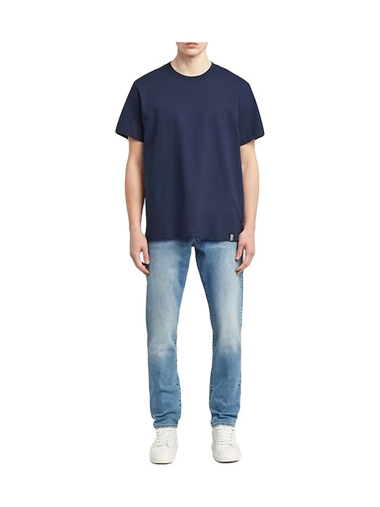 3301 Men's Jeans Pants with Regular Tapered Fit Blue