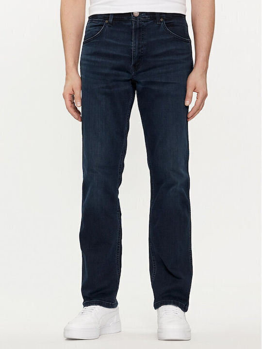 Greensboro Men's Elastic Jeans Pants with Regular Straight Fit Dark Blue