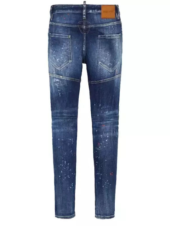 Tidy Biker Herren Jeanshose mit Schlank Anwendung Blau