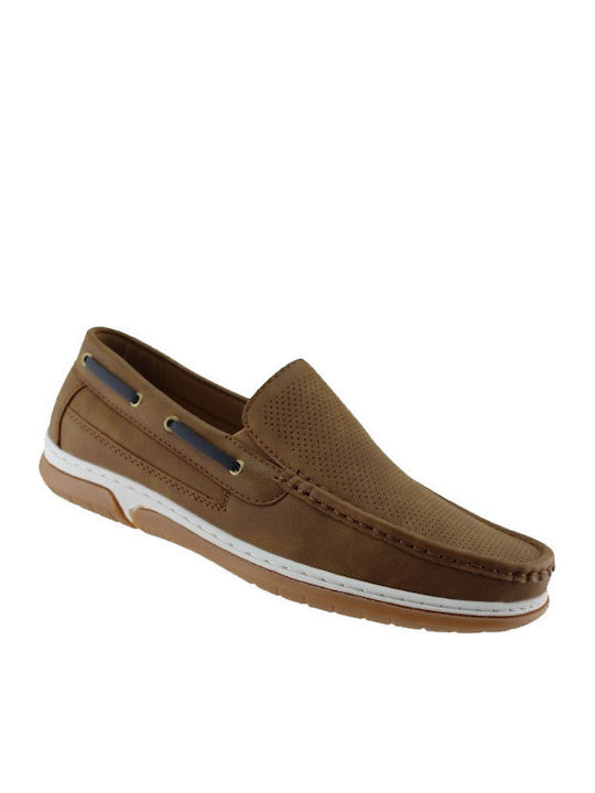 Men's Moccasins in Tabac Brown Colour