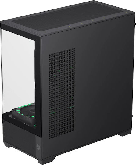 GameMax Vista 2 MB Gaming Mini Tower Computer Case with Side Window and ARGB Lighting Black