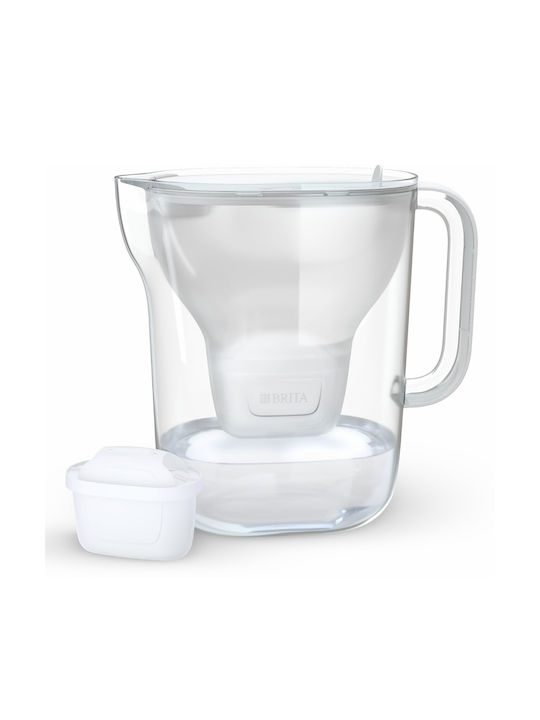 Brita Style Essential Xl White + Mx Pro Pure Plastic Serving Jug with Filter 3600ml