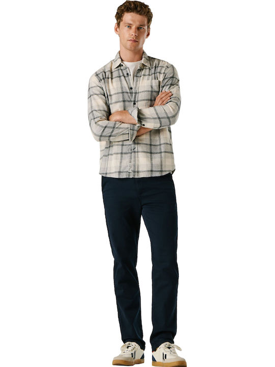 Gymdigo Παντελόνι Chino Ελαστικό σε Slim Εφαρμογή Μπλε