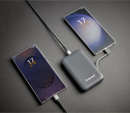Intenso S10000 Power Bank 10000mAh με Θύρα USB-C Γκρι