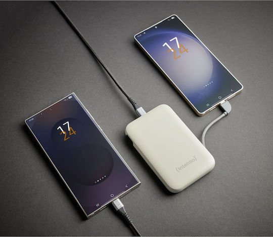 Intenso S10000 Външна Батерия 10000mAh с USB-C Изходен Порт Бежова