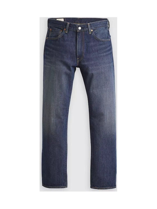 555 Men's Jeans Pants with Relaxed Straight Fit Blue
