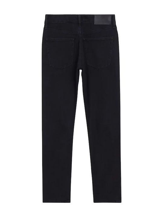 Ανδρικό Παντελόνι Τζιν με Slim Εφαρμογή Black
