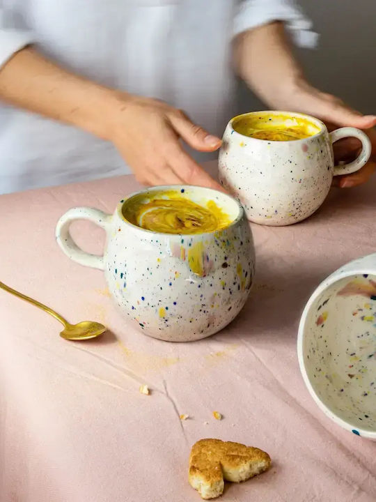 Egg Back Home Ceramic White Coffee Cup 500ml