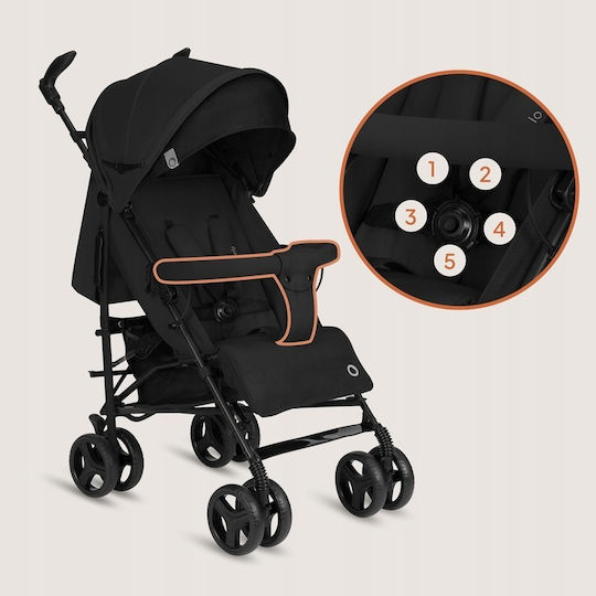 Lionelo Irma Umbrella Stroller Suitable for Newborn Black