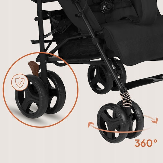 Lionelo Irma Umbrella Stroller Suitable for Newborn Black