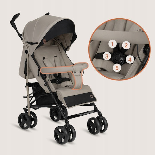 Lionelo Irma Umbrella Stroller Suitable for Newborn Beige Sand