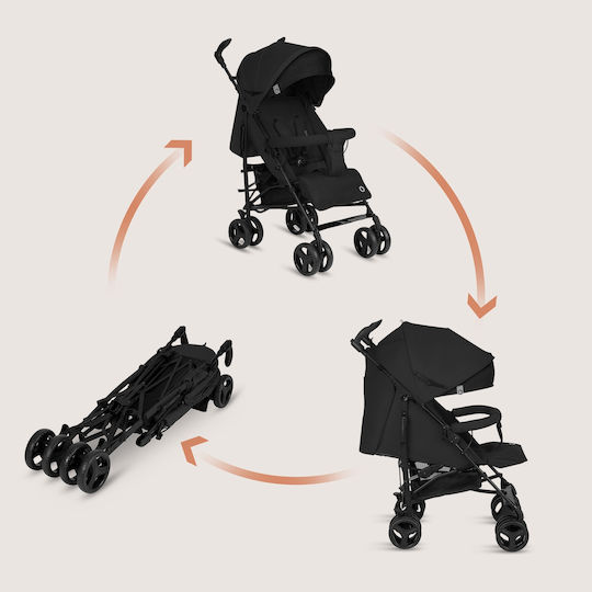 Lionelo Irma Umbrella Stroller Suitable for Newborn Black