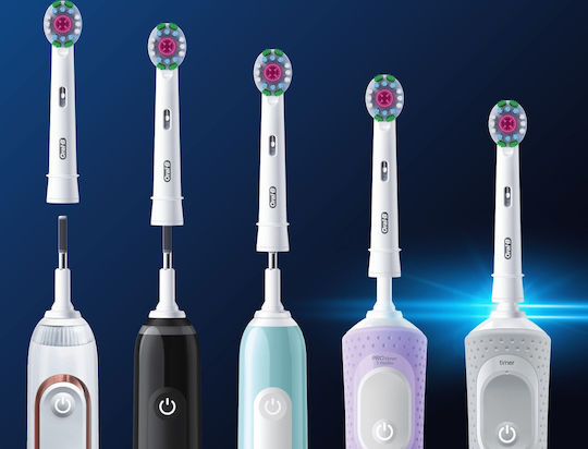 Oral-B Sensitive Clean Rezerve Capete Periuță Dinți Electrică 6 Bucăți