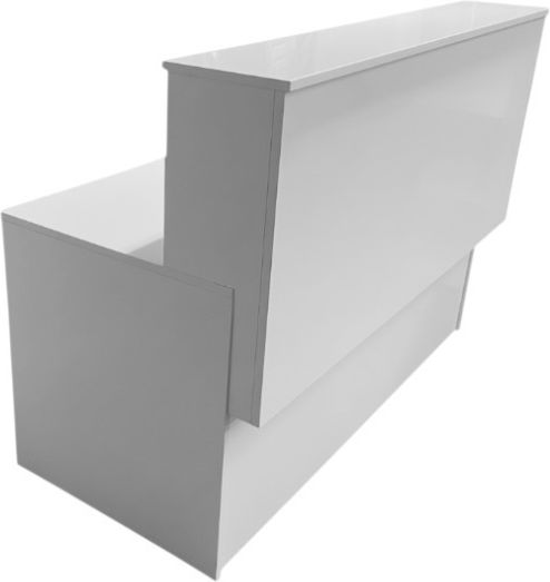 Bancă Modernă Albă Recepție 160x80x105cm