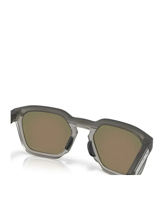 Oakley Unisex Sunglasses With Grey Horn-Rimmed Frame And Red Lens OO9533-02