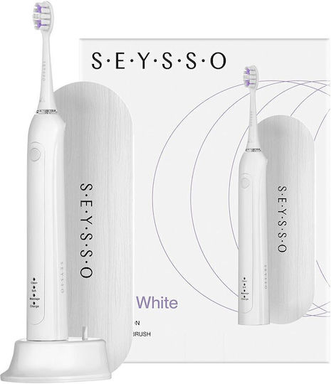 Seysso Elektrische Zahnbürste Carbon Basic Weiß