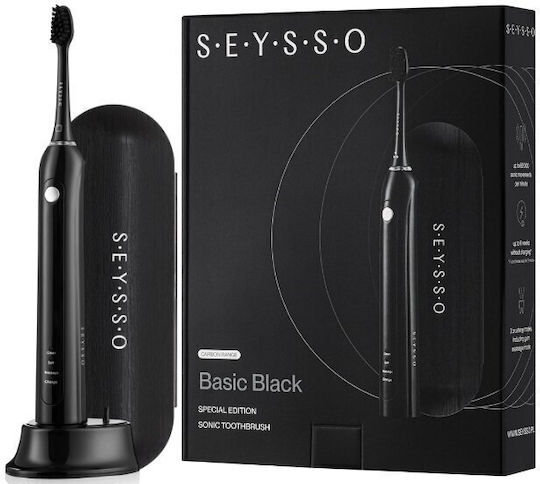 Seysso Carbon Basic Periuță Sonică Neagră