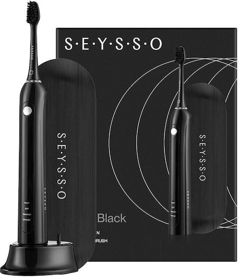 Seysso Carbon Basic Periuță Sonică Neagră