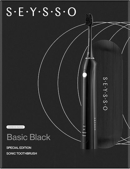 Seysso Carbon Basic Periuță Sonică Neagră