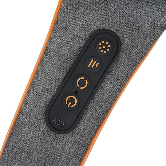Medivon Shiatsu and Pressotherapy Massager Device for Neck and Body Anti-Cellulite with Heating Function Black