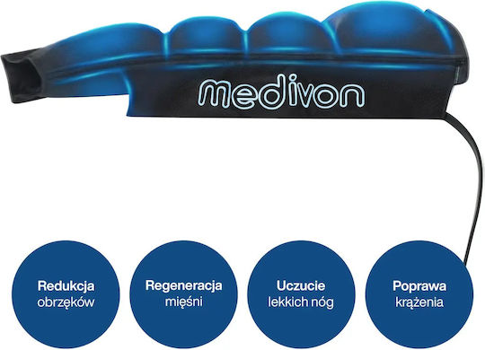 Medivon Massager Electric Massager for Legs Anti-Cellulite Black