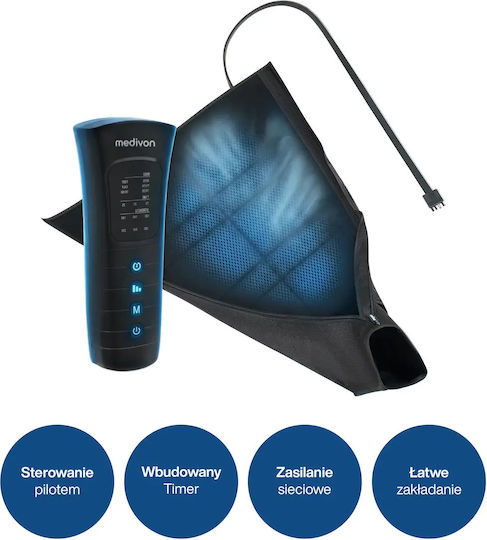 Medivon Massager Electric Massager for Legs Anti-Cellulite Black