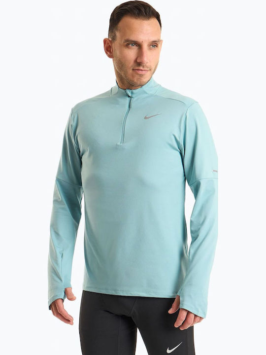 Dri-Fit Athletic Men's Long Sleeve Light Blue Blouse
