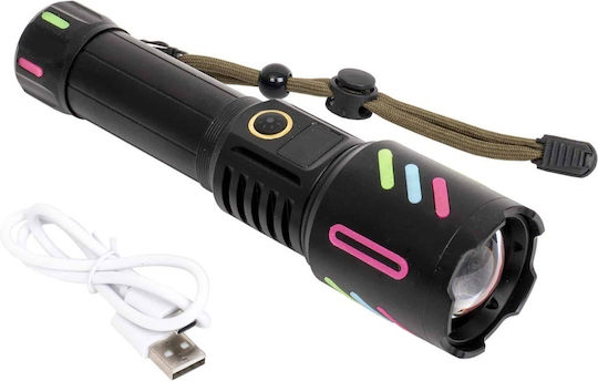 LED Ръчен Фенер 5 Режима На Светене USB Z-tools Zts 8997