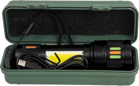 Led Handgehaltene Taschenlampe 4 Lichtintensitätsmodi Usb Z-tools Zts 8995