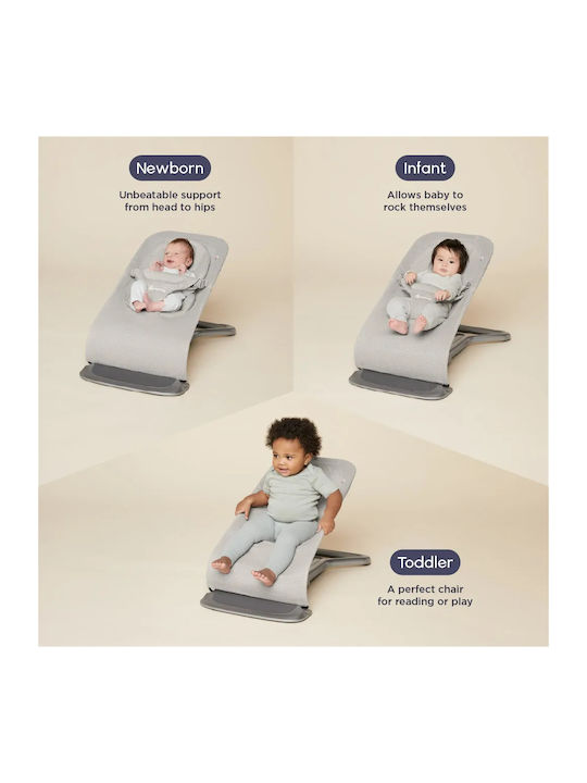 Ergobaby Χειροκίνητο Relax Μωρού Evolve All Mesh Light Grey για Παιδί έως 13kg