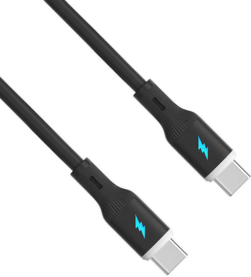 Usb Type C Cable Usb Type C 1m Ak-usb-67 60w Silicone