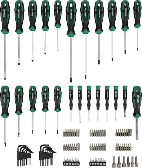 Stalco Screwdriver Set S-12399 114 Pieces