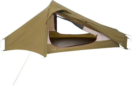 Nordisk Telemark 2.2 PU Camping Tent Tunnel Mountaineering Khaki 4 Seasons for 2 People Waterproof 3000mm 240x180x91cm Dark Olive Green