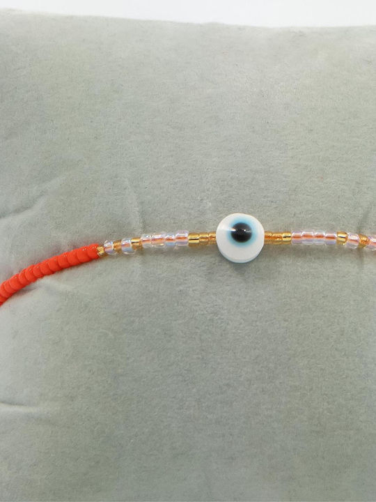 Damentraubenschmuck Makramee mit Auge-Design aus Kabel 25cm Damentraubenschmuck Makramee mit Auge-Design aus Kabel 25cm