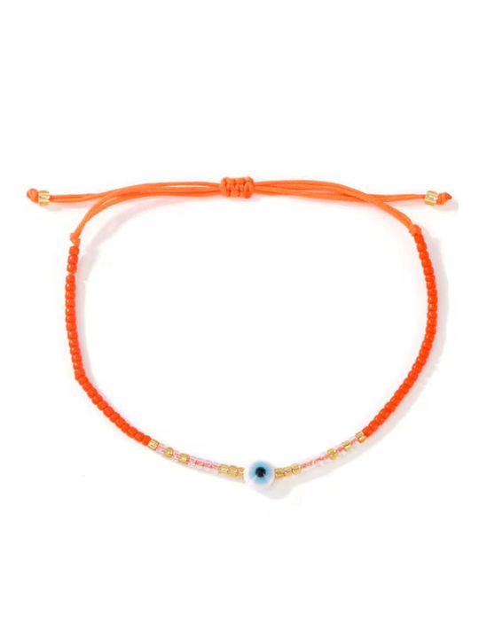 Brățară Pentru Femei Macrame Cu Design Ochi Protector Din Șnur 25cm