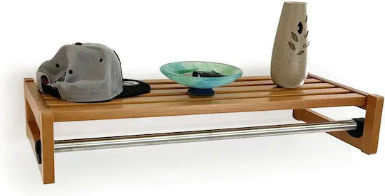 Arredamenti Italia Wall Hanger Wooden Grey 77x14x36cm