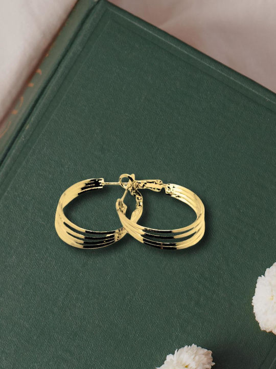Vergoldete Ohrhänger Ringe