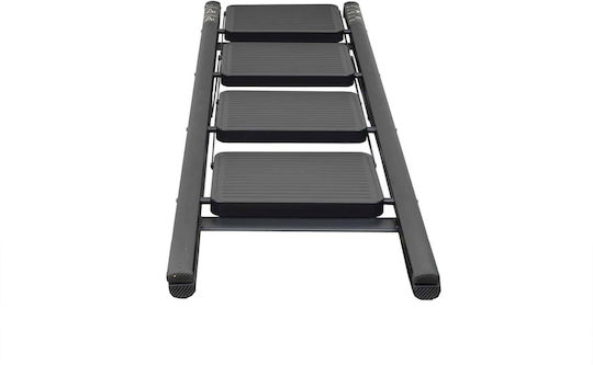 Scară Metalică Rabatabilă 4 Trepte Max 150kg Zts 8184
