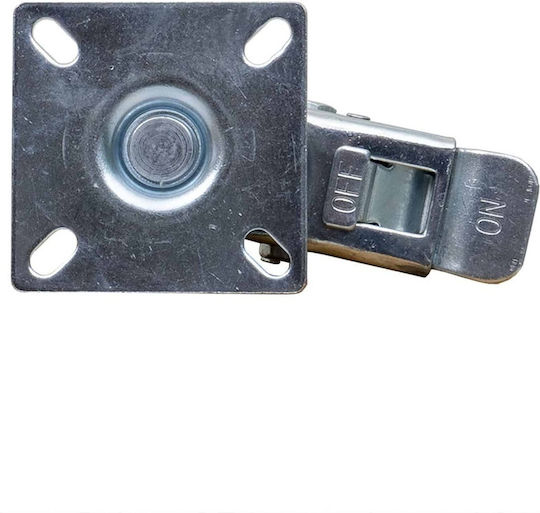 Мебелно Колело Гумен Въртящ Със Спирачка 2.5 Инча Син Z-tools Zts 8121