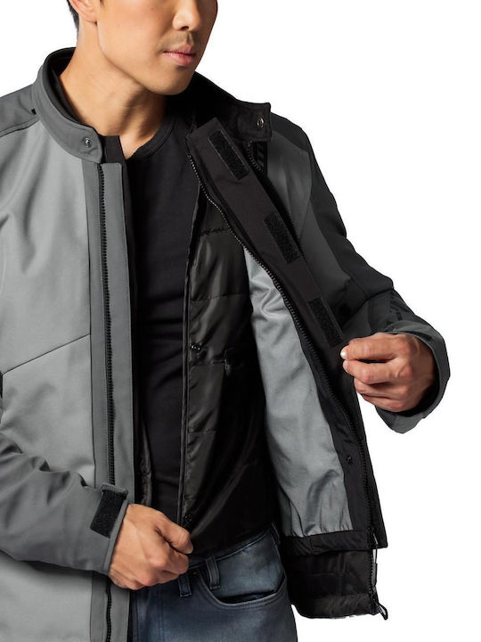 Rev'IT Venator Мъжко Мотоциклетно Яке Softshell Всесезонно Водоустойчиво Сиво