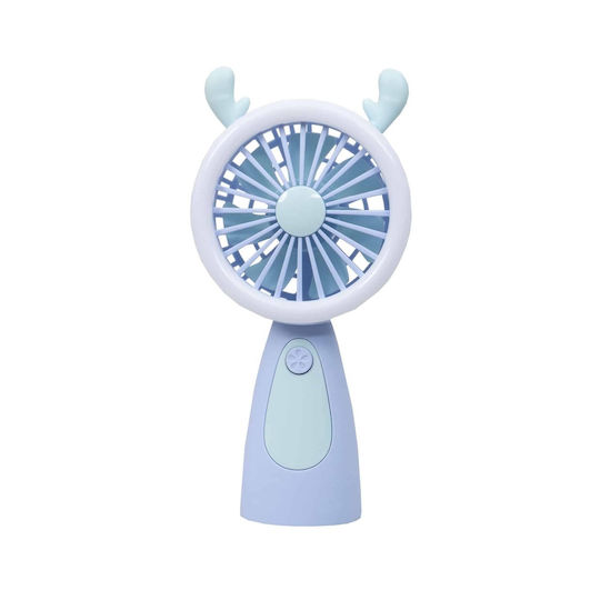 Handheld Fan Usb Powered 3.7w 3 Speeds Purple Zts 8242