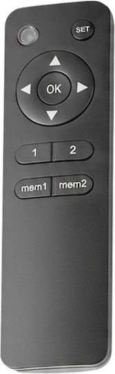 Nedis 2.4 Ghz Rf Replacement Remote Control Tv Stand Compatible 8 Models Black