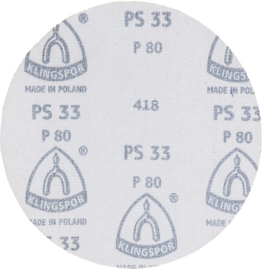 Klingspor Disc Autoadesiv Ps 33 Ck P80 150mm Ext 146739