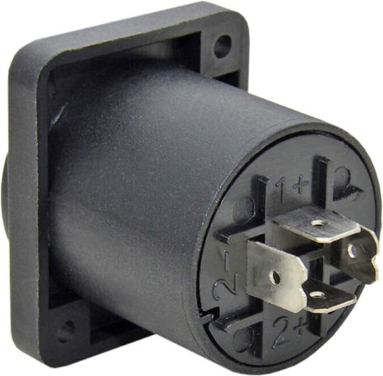 Speakon Σασί Θηλυκό 4pin 4spk-pn Lx-audio 57501-110