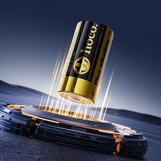 Hoco Alkaline Batteries D 1.5V 2pcs