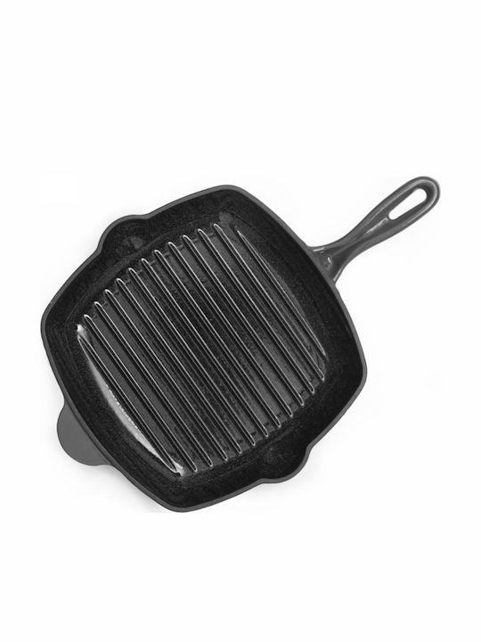 Gusseisen Grill mit Emaille Innenbeschichtung