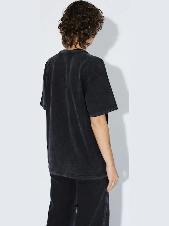 T-shirt Washed Black Utopia 2411115-BG4-004