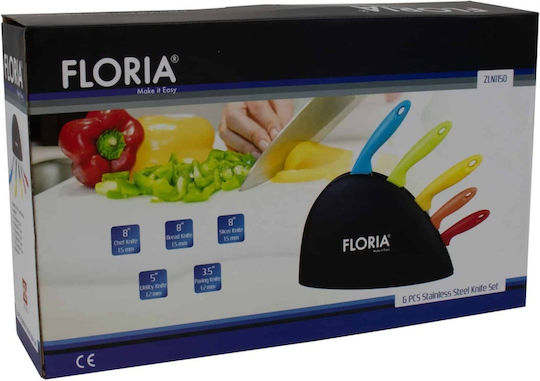 Set of Plastic Knives 6 Pieces